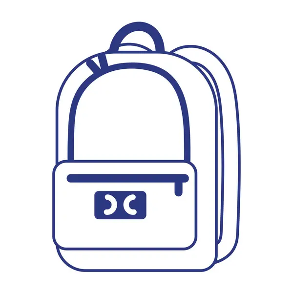 Izolovaný design vektoru školní tašky — Stockový vektor