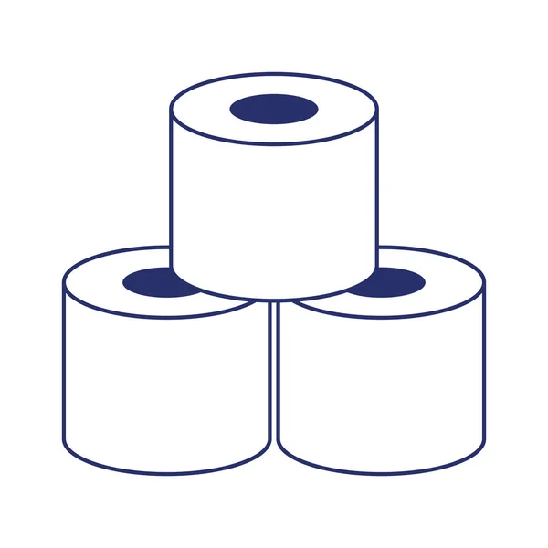 Isoliertes Toilettenpapier-Vektordesign — Stockvektor