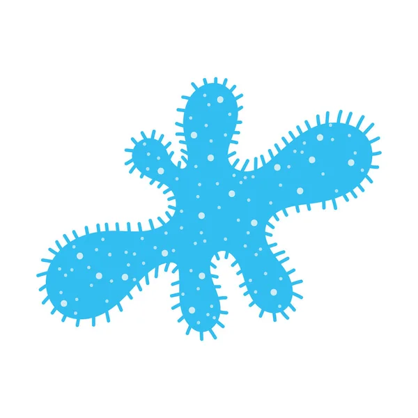 Conception vectorielle d'icône de virus isolé — Image vectorielle
