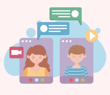 Evde kal, insanların internet sitesi online sohbet videosu çağrısı