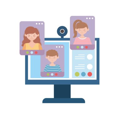 Evde kalıp çevrimiçi insanların bilgisayar kameralarını incelemek.