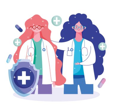 Kadın doktor koruma kapsülü Tıbbi sağlık aşısı