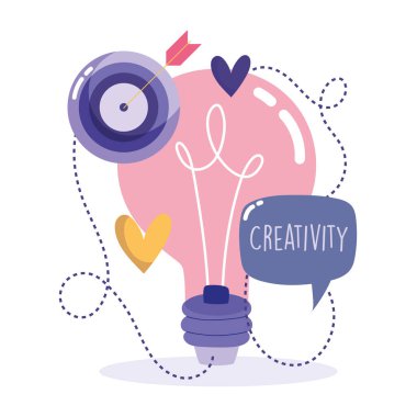 İnsanlar yaratıcılık teknolojisi, ampul hedefi fikri yeniliği