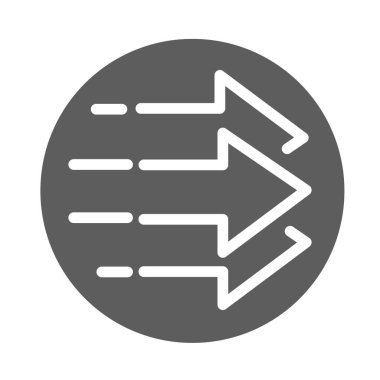 Oklar yön konum blok biçim simgesi