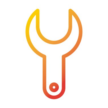 İngiliz anahtarı desteği aracı internet teknolojisi arayüzü gradyan biçim simgesi