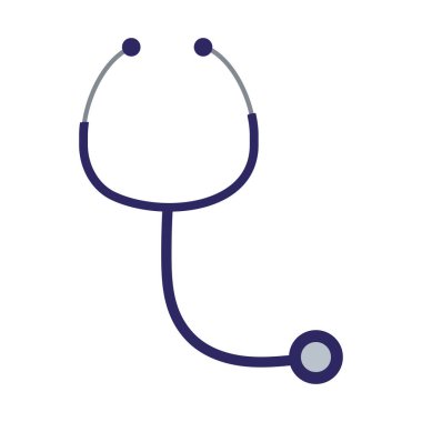 stetoskop tıbbi ekipman teşhis simgesi