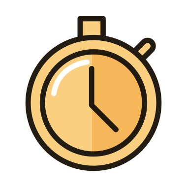 kronometre zamanı İnternet teknolojisi arayüz satırı ve biçim simgesini doldur