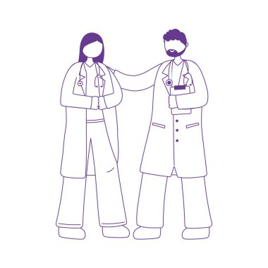 Teşekkürler, doktorlar, hemşireler, kadın ve erkek doktorlar.