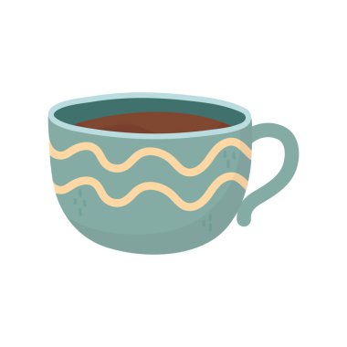 Kahve fincanı taze içecek izole edilmiş beyaz arkaplan