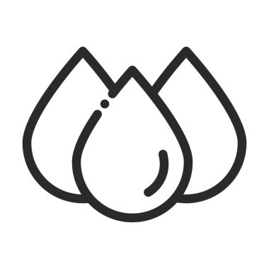 bağış kan damlaları laboratuvar bilimi ve araştırma hattı simgesi