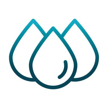 bağış kan damlaları laboratuvar bilimi ve araştırma gradyan biçim simgesi