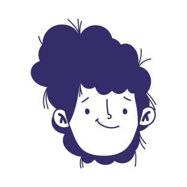 Genç adam erkek karakteri ile yüzleşiyor.