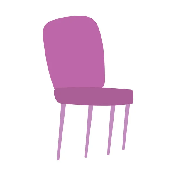 의자 가구 편안 한 장식 고립된 아이콘 디자인 — 스톡 벡터