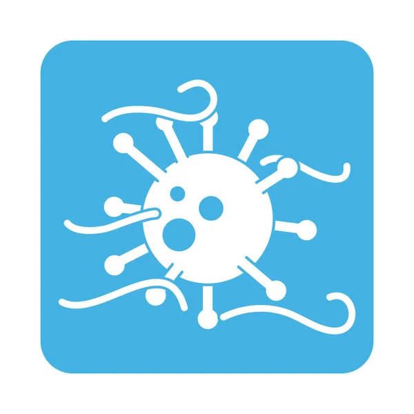 Covid 19 coronavirus pandemia respiratoria prevención bloqueo estilo icono — Vector de stock