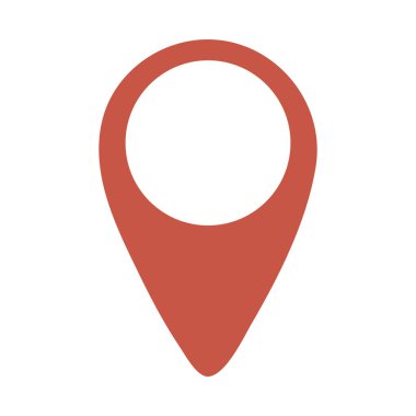 İzole GPS işaretli vektör tasarımı