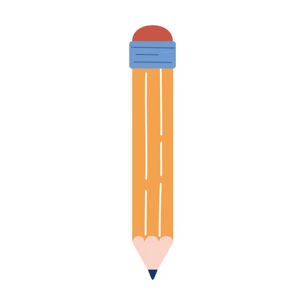 Design vettoriale utensile a matita isolato — Vettoriale Stock