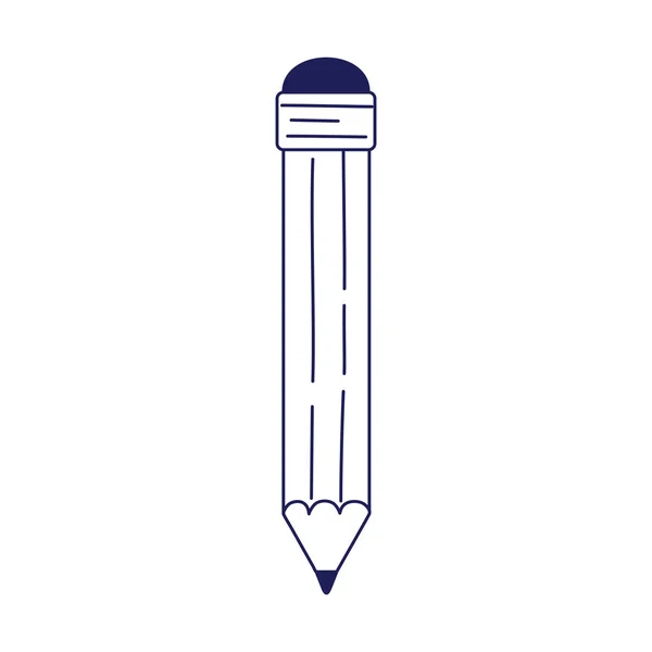 Diseño de vector de herramienta de lápiz aislado — Vector de stock