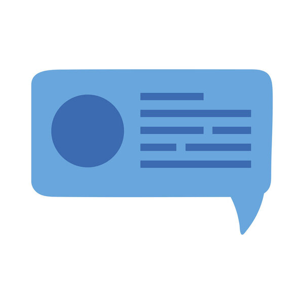 Communication bubble vector design