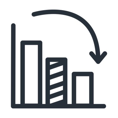 Infographic çubuk çizelgesi biçim vektör tasarımı
