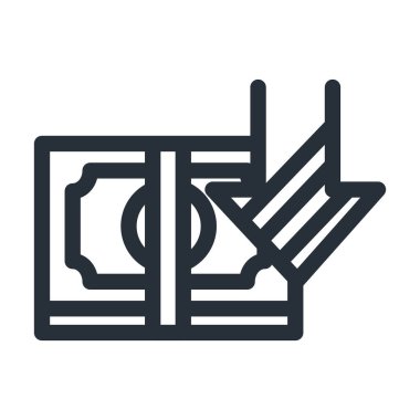 Okun satır biçimi ikon vektör tasarımını azaltan Bill