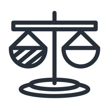 İzole edilmiş kanun ölçeği biçim vektör tasarımı