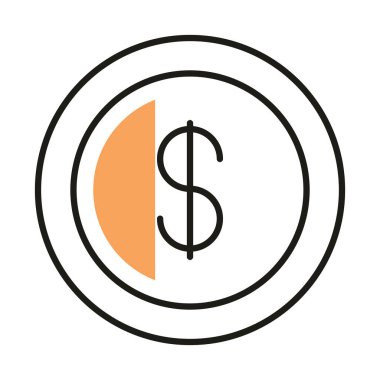 Yazı tipi simge vektör tasarımı