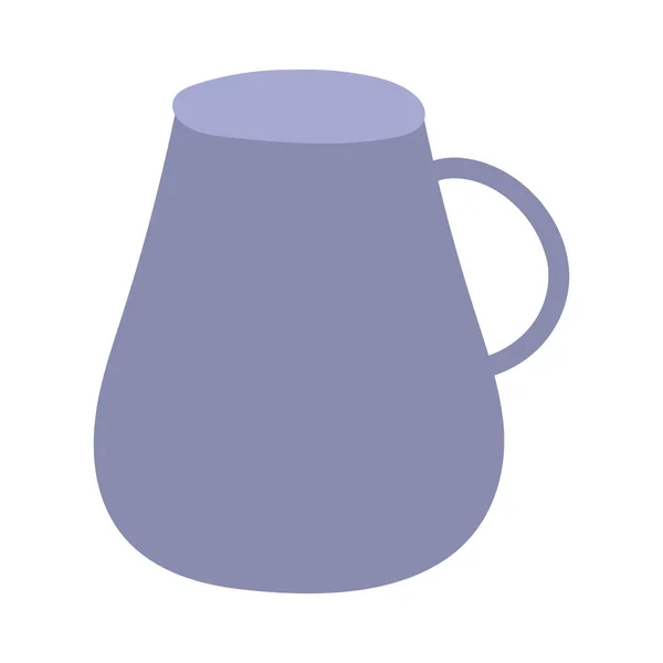 Kanna juice utensil matlagning isolerad ikon design — Stock vektor