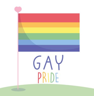 Kutup gökkuşağı LGBT topluluğunda mutlu gurur günleri.