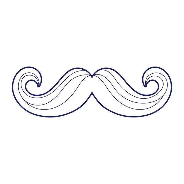 Ізольовані вуса значок Векторний дизайн — стоковий вектор