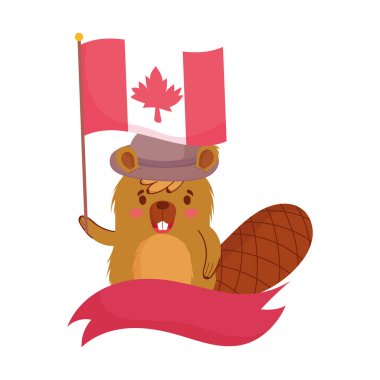Kanada bayrak tasarımı olan kunduz