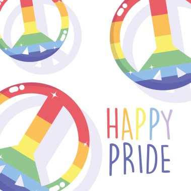 Mutlu gurur günü, gökkuşağı cinsiyet sembolü LGBT toplum özgürlüğü