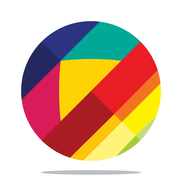 ロゴとシンボル デザイン、サークル ボールの色/カラフルな球体デザイン — ストックベクタ