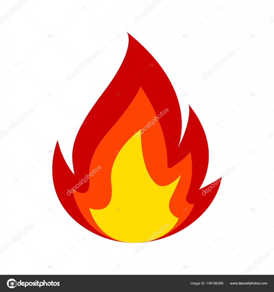 Feuer / Flamme-Symbol Stock-Vektorbild von ©Adresiastock 156186268, image size:963x1024