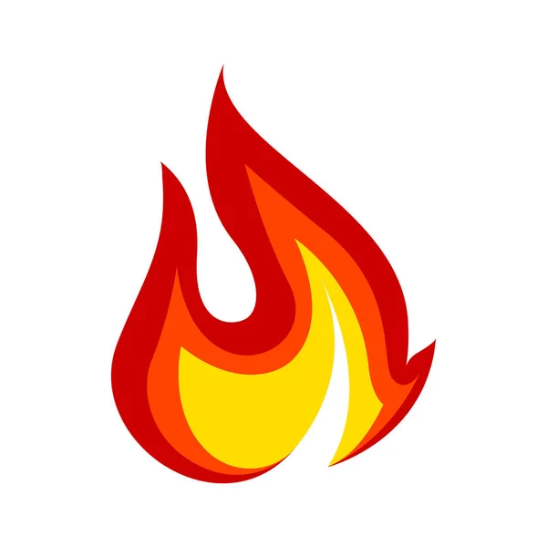 Icono fuego / llama — Vector de stock