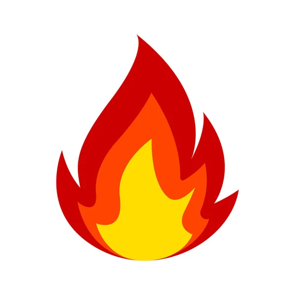 Icono fuego / llama — Vector de stock