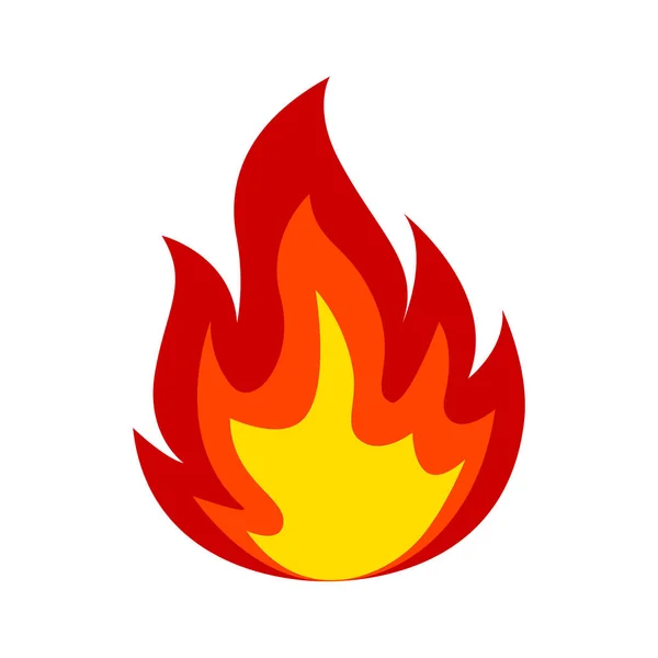 Tűz / láng ikon — Stock Vector