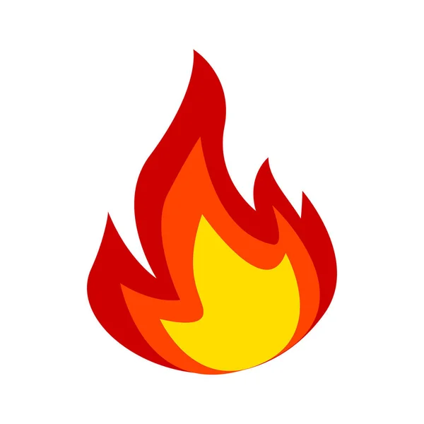 Icono fuego / llama — Vector de stock