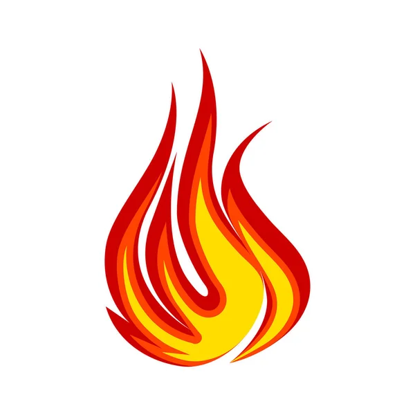 Ícone de fogo / chama — Vetor de Stock