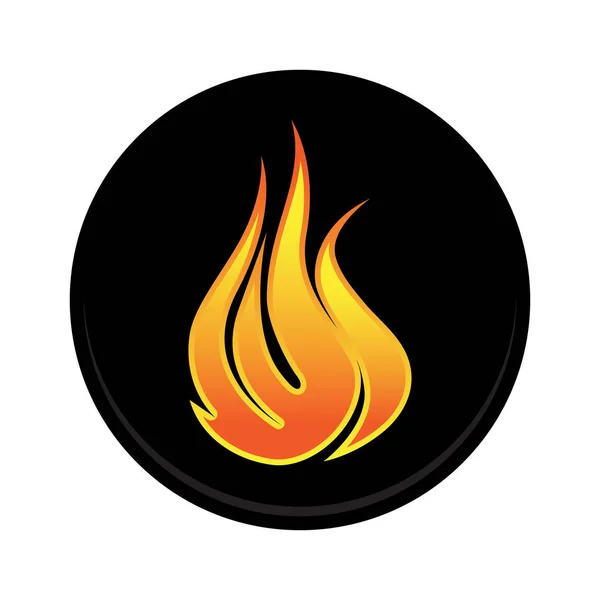 Colorido llama de gas — Vector de stock © Juric.P #5845918