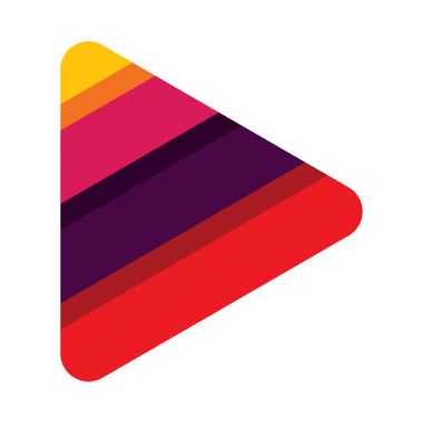 renkli Oynat düğmesini