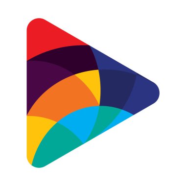 renkli Oynat düğmesini