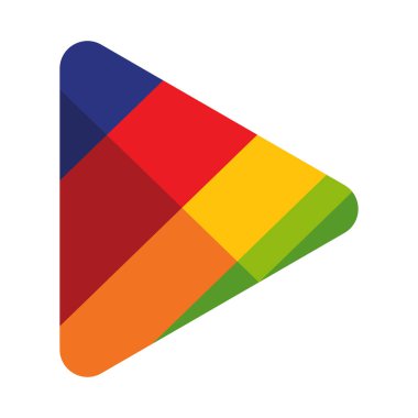 renkli Oynat düğmesini