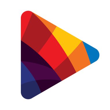 renkli Oynat düğmesini