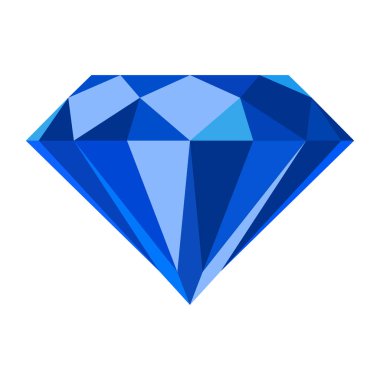 Elmas şekli yuvarlak, görünüyor yan görünüm.