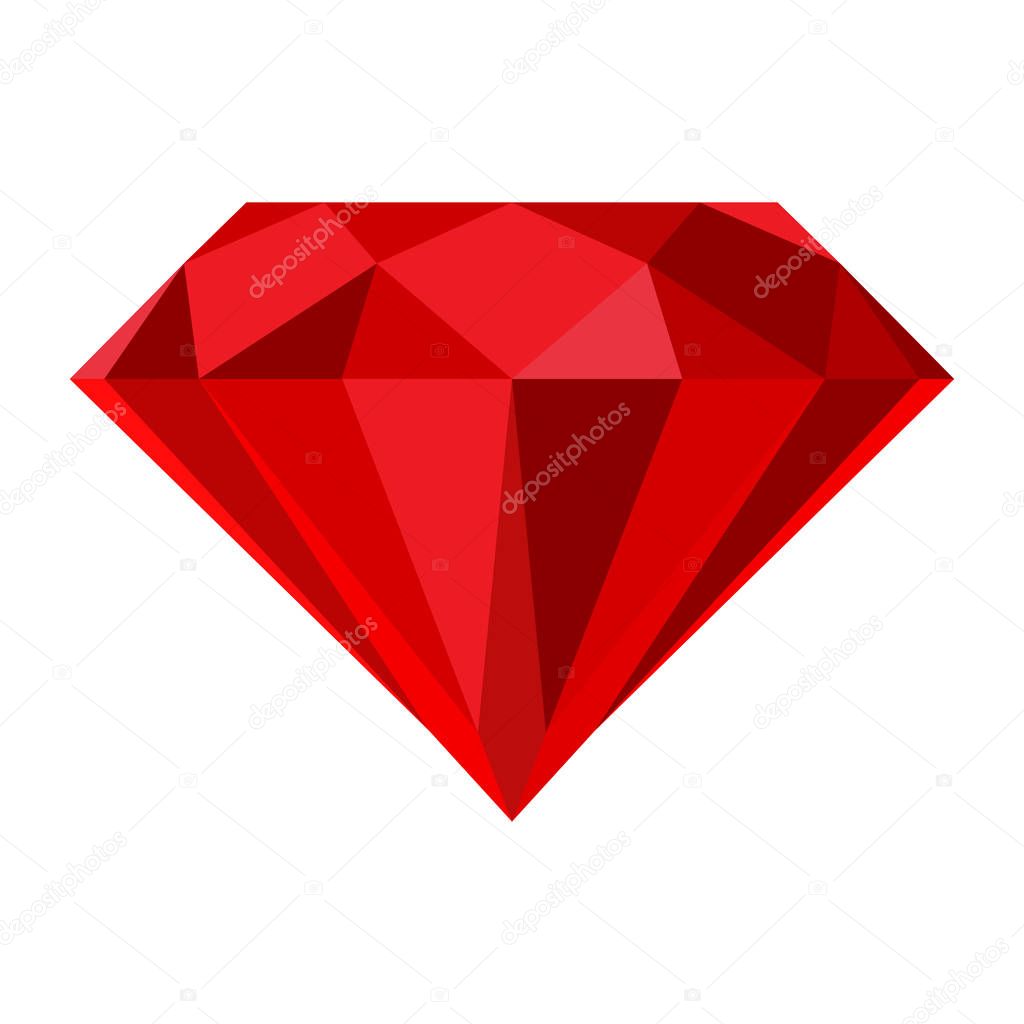 Diamond round shape, looks side view.