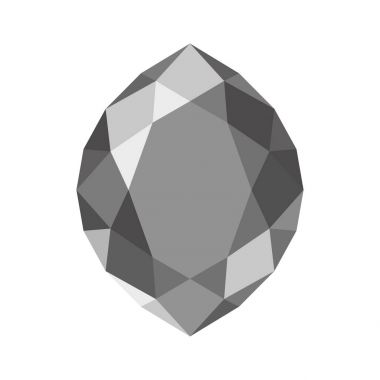 Marquise gemstone şeklinde