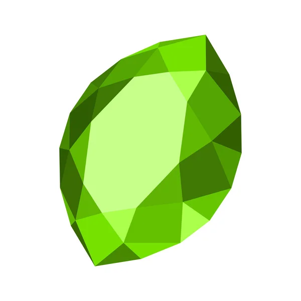 Piedra preciosa marquesa en forma — Vector de stock