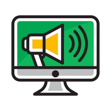 Simge tasarlamak için dijital reklam promosyon