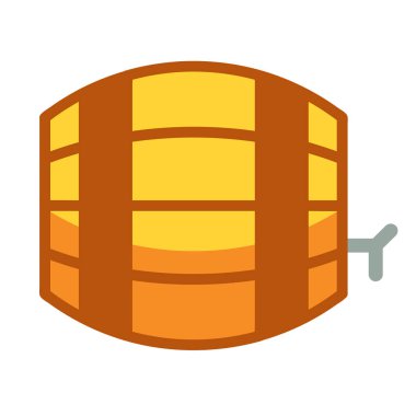 fıçı bira için illüstrasyon simge