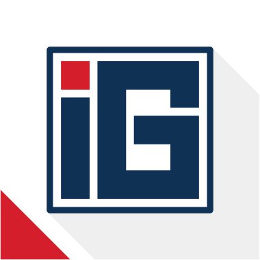 Simge logo harfleri kare şekli harfler ile ben ve G